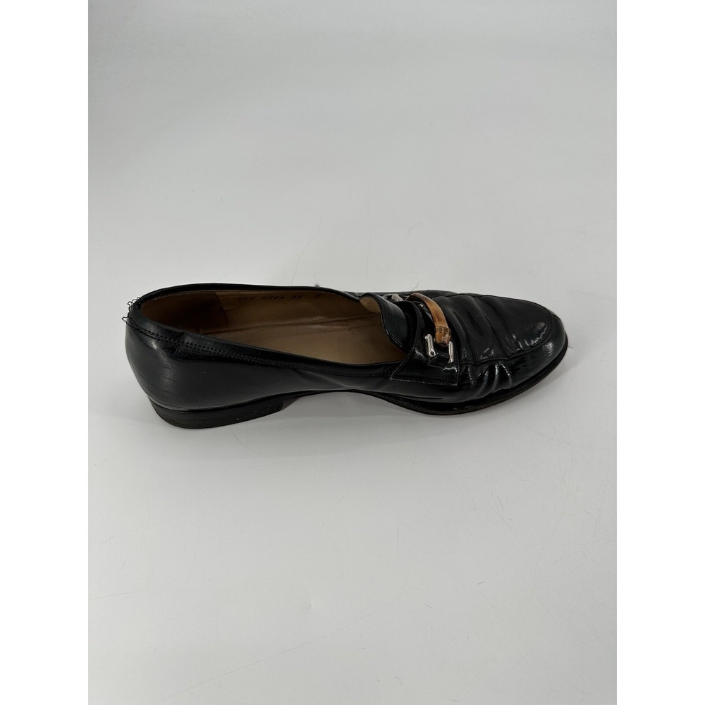 GUCCI Loafers‎ Leather Shoes Pumps Women's Size 38 C Black - Picture 6 of 14